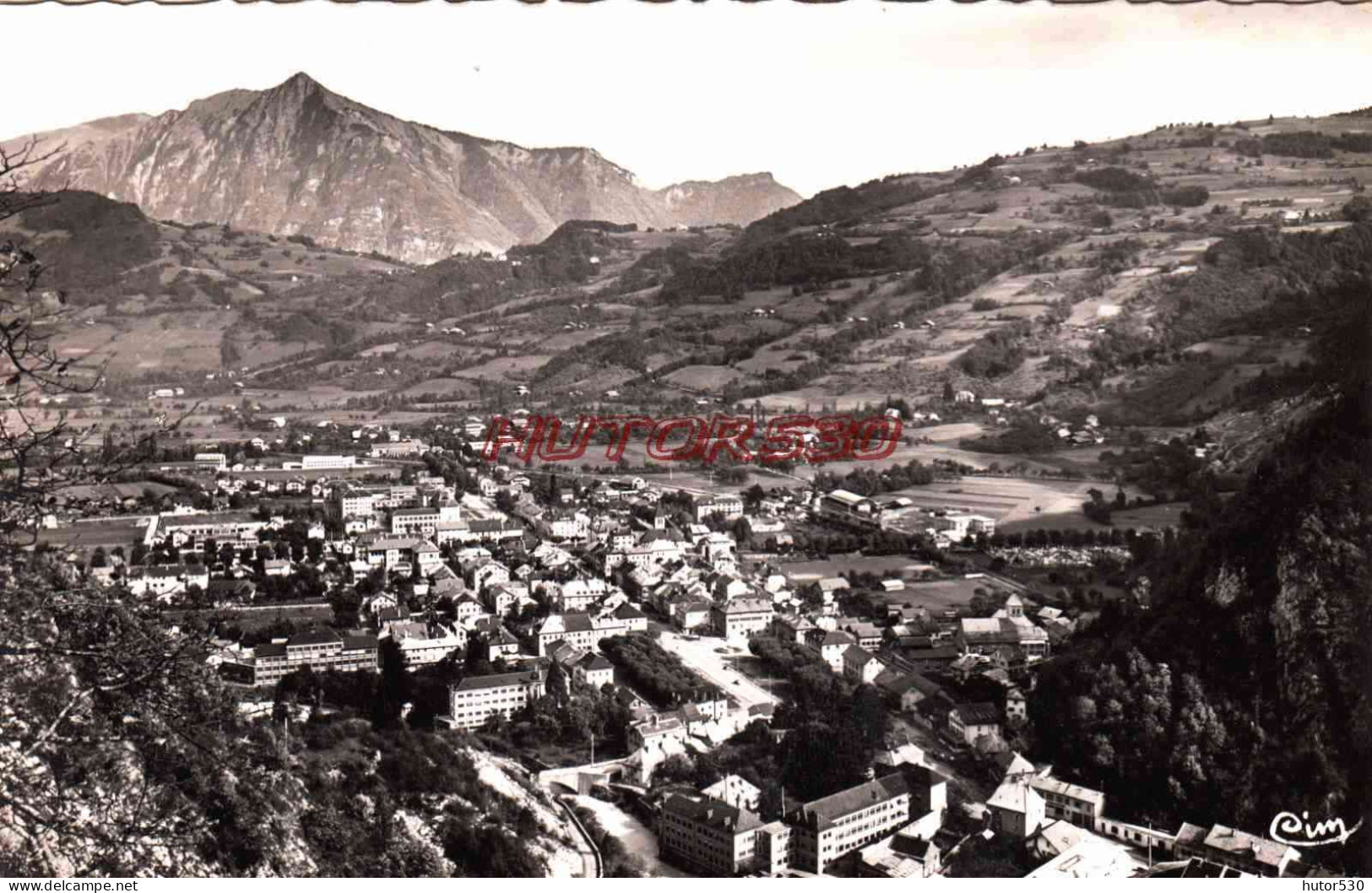 CPSM CLUSES - HAUTE SAVOIE - VUE GENERALE - Cluses