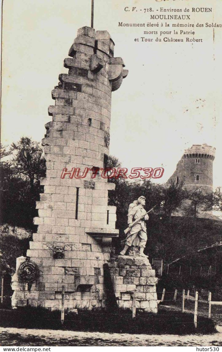 CPA MOULNEAUX - SEINE MARITIME - MONUMENT AUX MORTS - Montivilliers