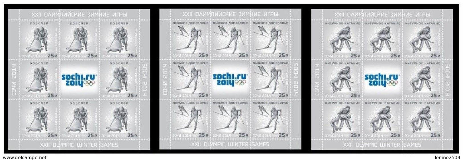 Russie 2013 YVERT N° 7401-7003 MNH ** Sochi 2014 - Unused Stamps