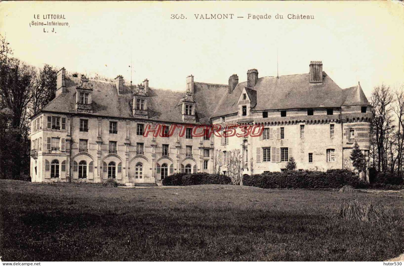 CPA VALMONT - SEINE MARITIME - LE CHATEAU - Valmont