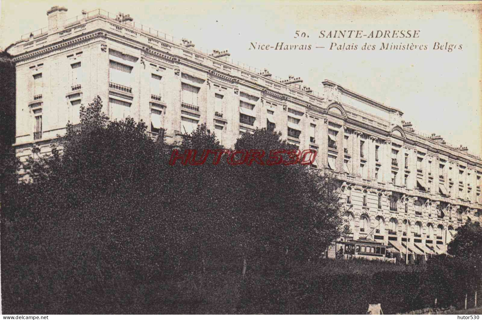 CPA SAINTE ADRESSE - SEINE MARITIME - PALAIS DES MINISTRES BELGES - Sainte Adresse