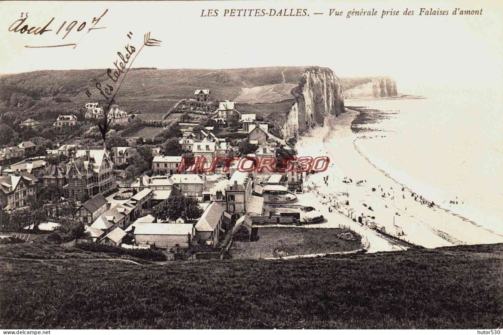 CPA LES PETITES DALLES - SEINE MARITIME - VUE GENERALE - Bonsecours