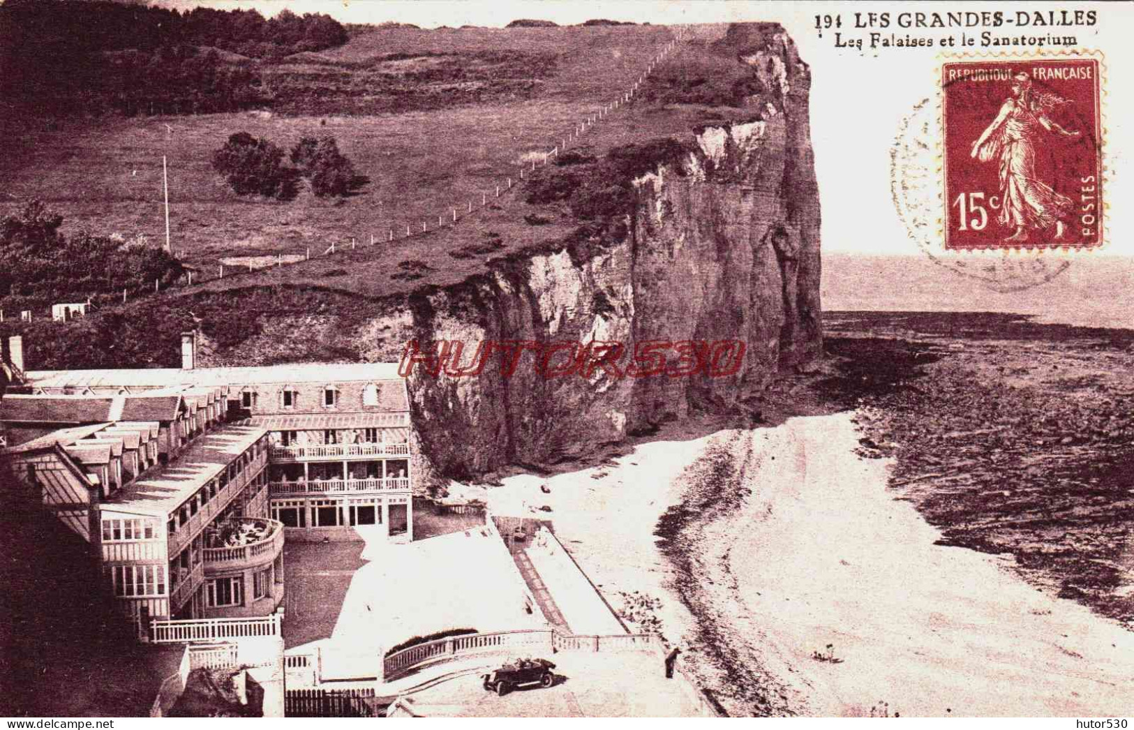 CPA LES GRANDES DALLES - SEINE MARITIME - LE SANATORIUM - Autres & Non Classés