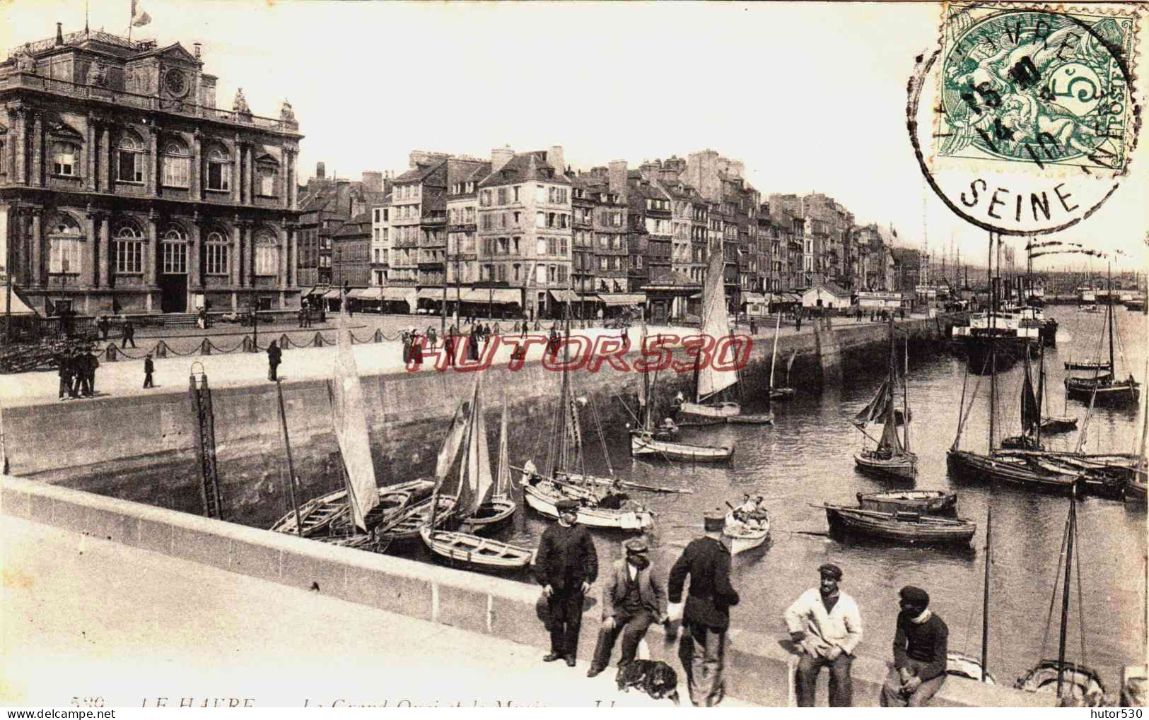 CPA LE HAVRE - SEINE MARITIME - LE GRAND QUAI - Portuario