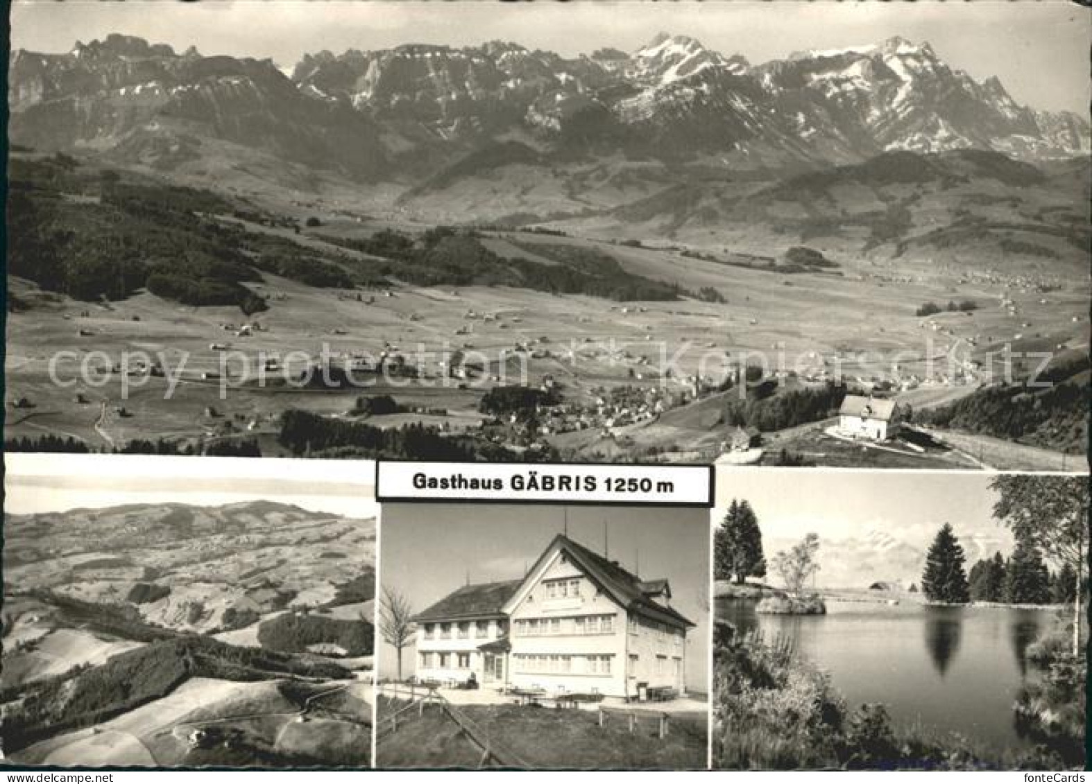 12266408 Gais AR Gasthaus Gaebris Fliegeraufnahme Gais - Other & Unclassified