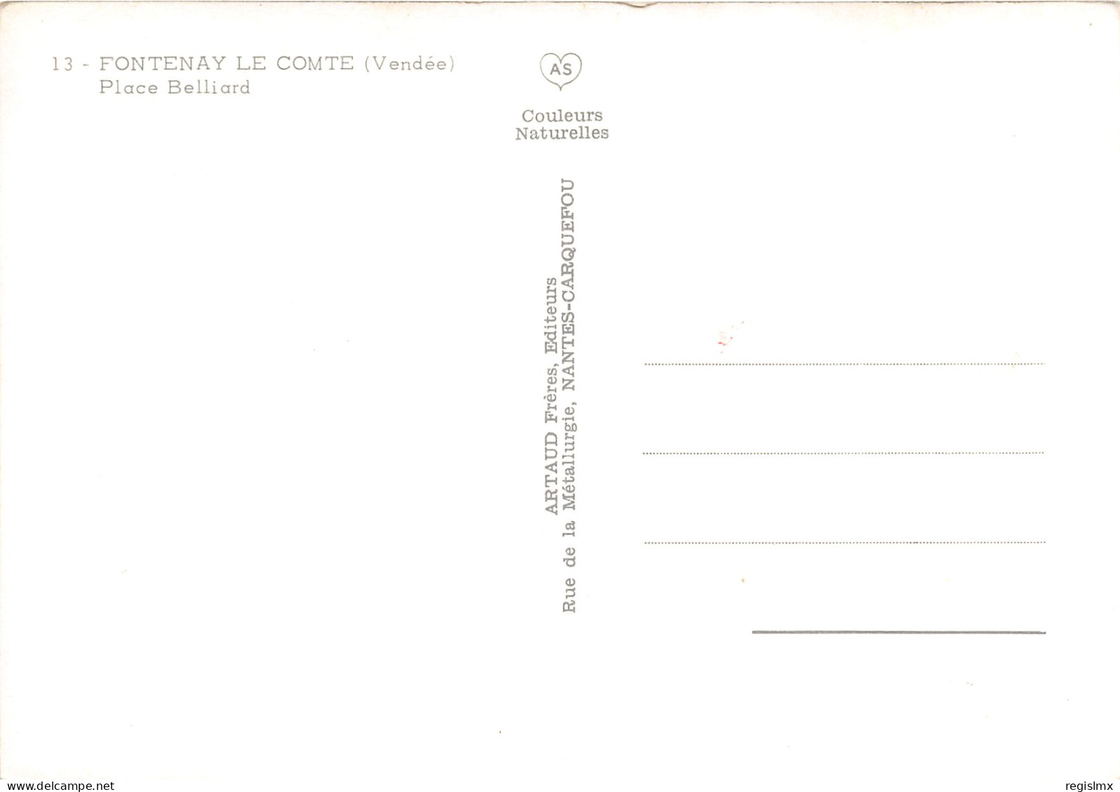 85-FONTENAY LE COMTE-N°1031-E/0255 - Fontenay Le Comte