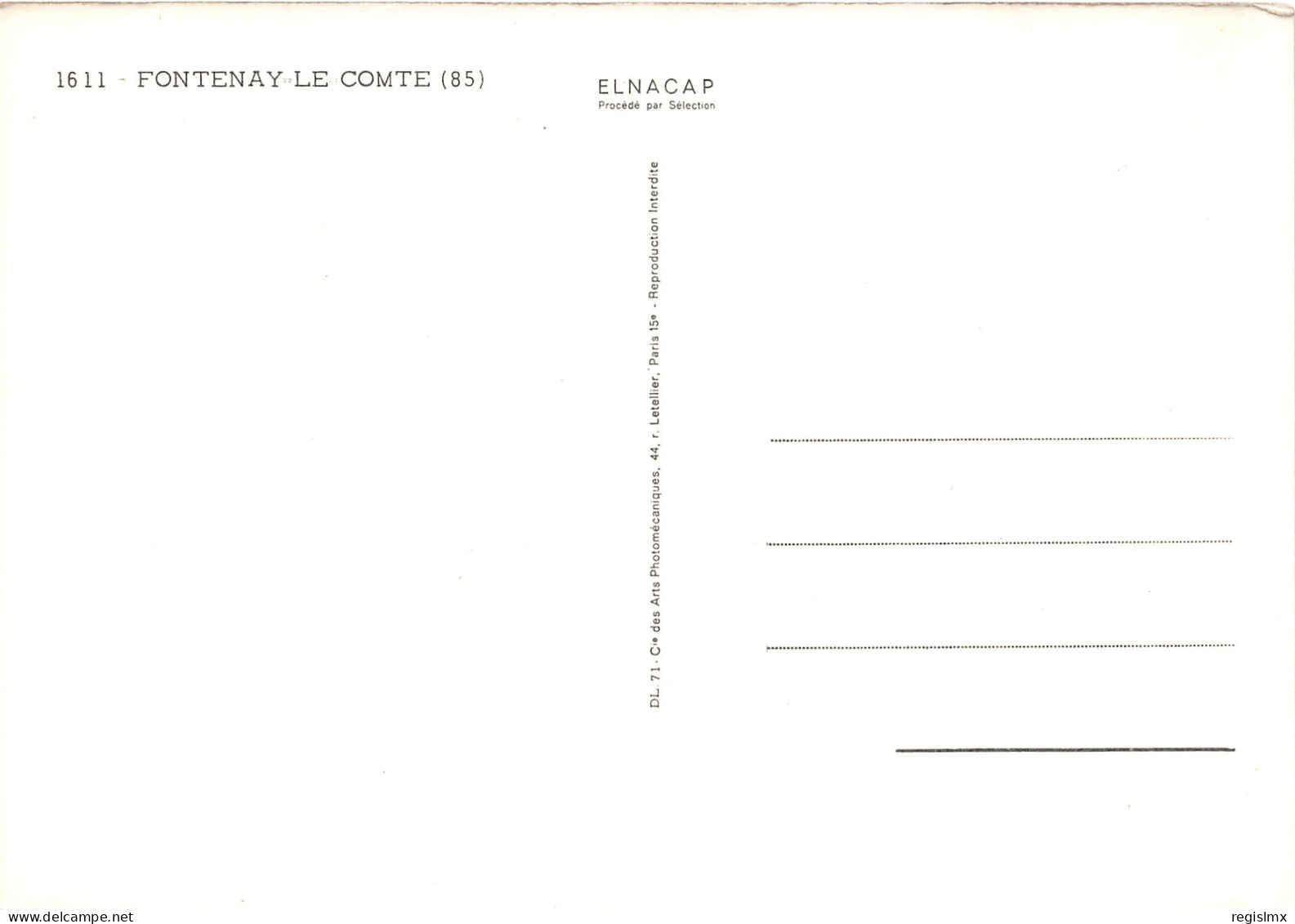 85-FONTENAY LE COMTE-N°1031-E/0237 - Fontenay Le Comte