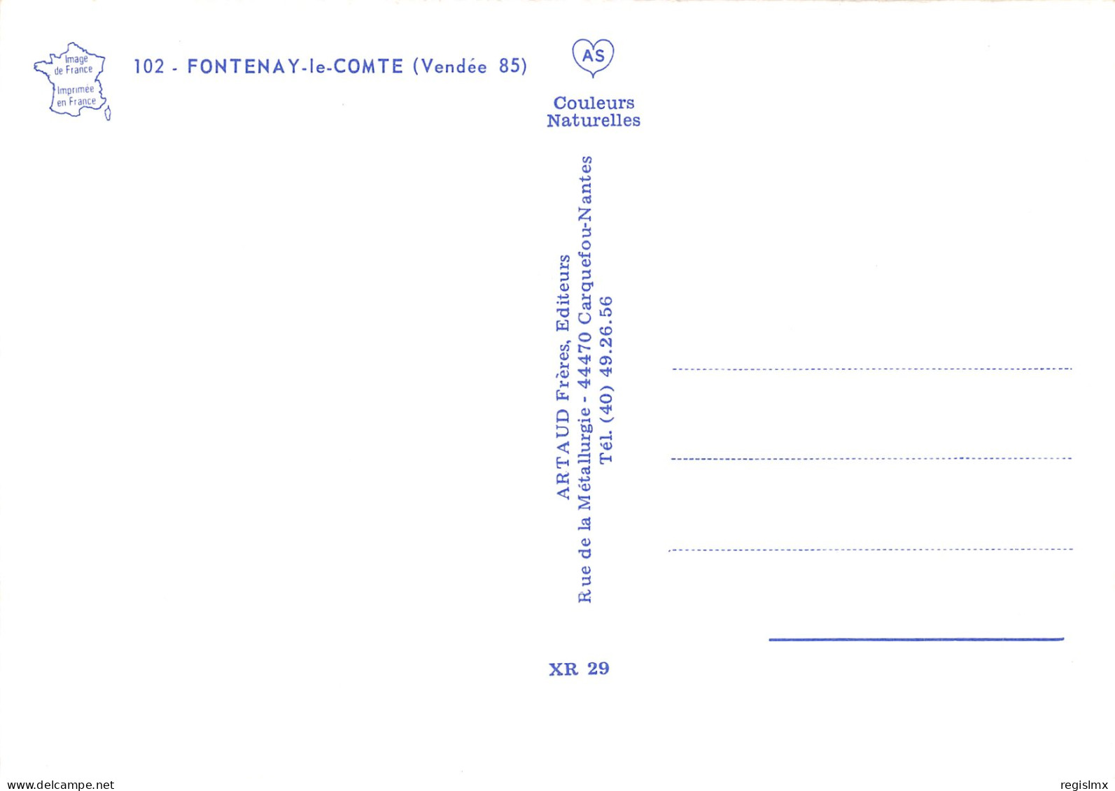 85-FONTENAY LE COMTE-N°1031-E/0235 - Fontenay Le Comte