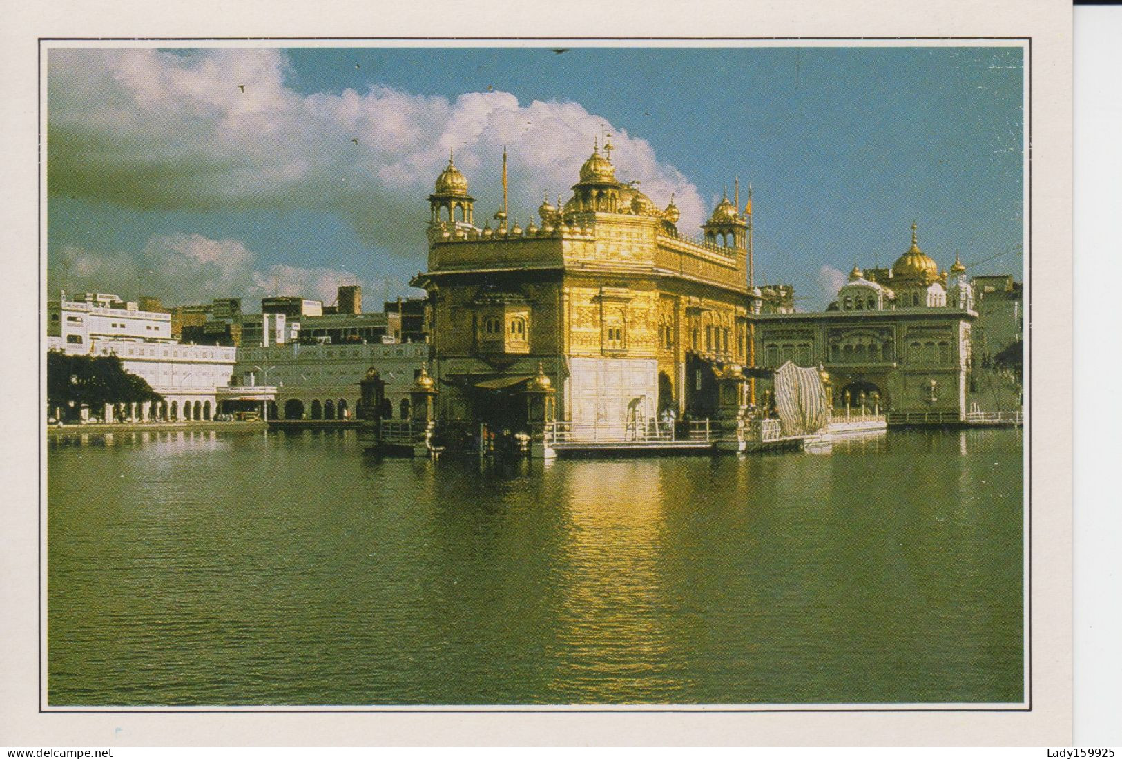 4 Cartes Inde Bénarès Evocation Ramayana Ladakh Monastère de Rizong Rajasthan Mont Abu Amritsar Golden Temple   CM 2 sc