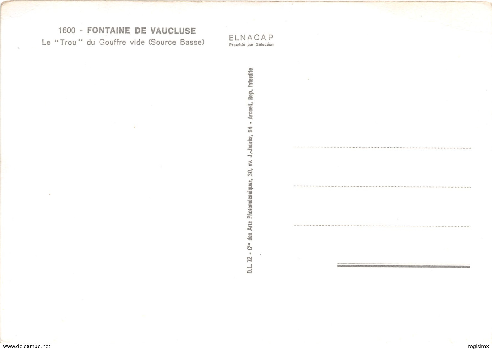 84-FONTAINE DE VAUCLUSE-N°1031-C/0351 - Andere & Zonder Classificatie