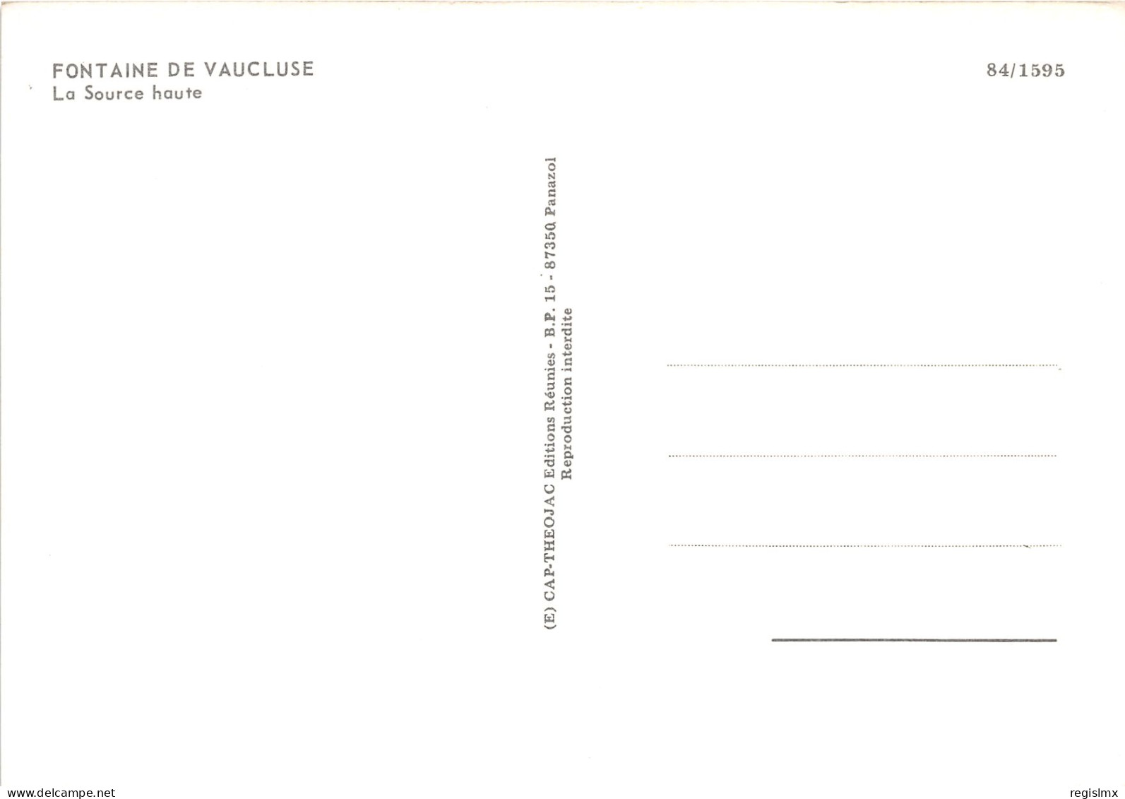 84-FONTAINE DE VAUCLUSE-N°1031-C/0347 - Andere & Zonder Classificatie
