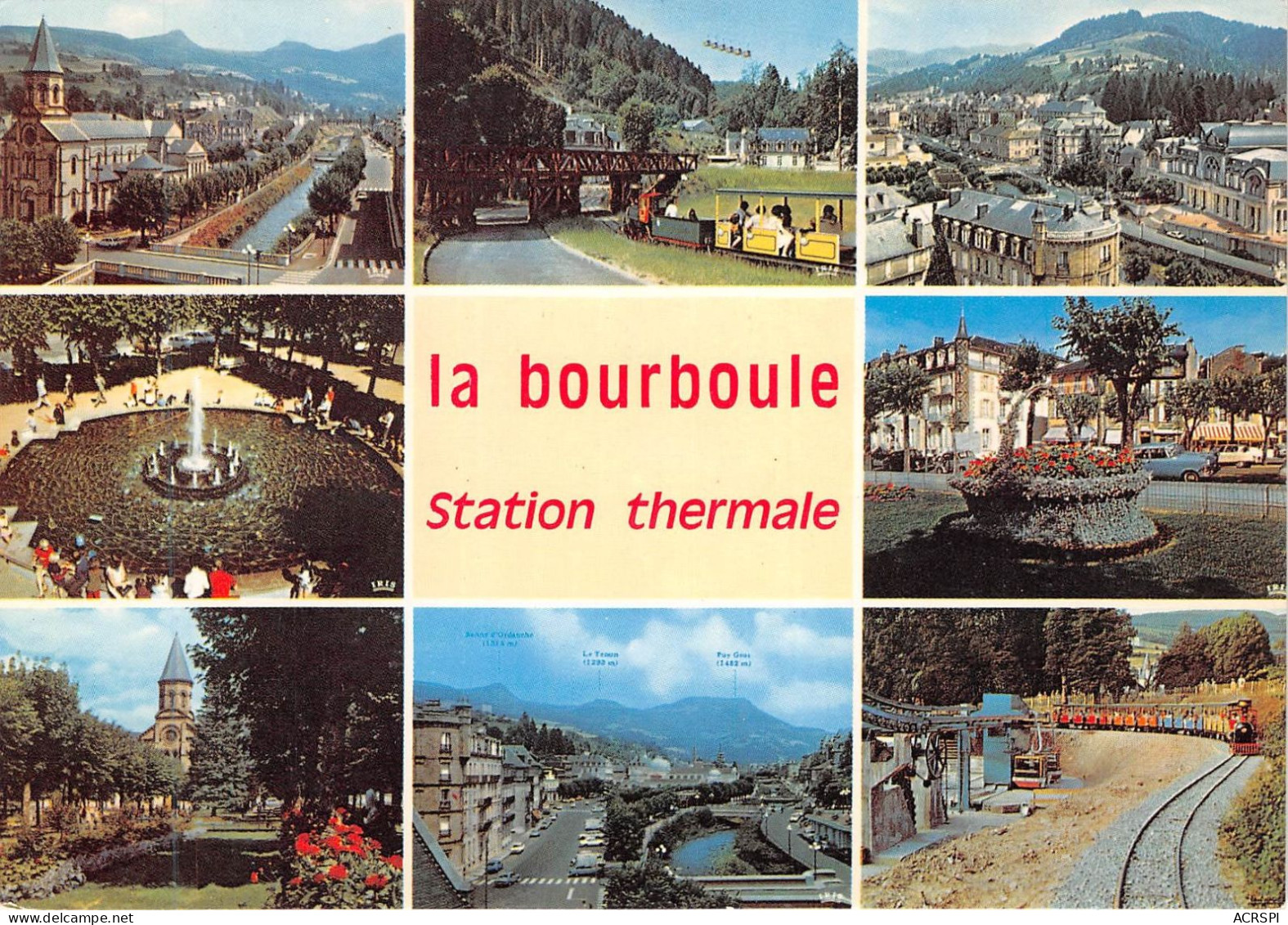 LA BOURBOULE Station Thermale Et Touristique Les Ponts Sur La Dordogne 27(scan Recto-verso) MA2218 - La Bourboule