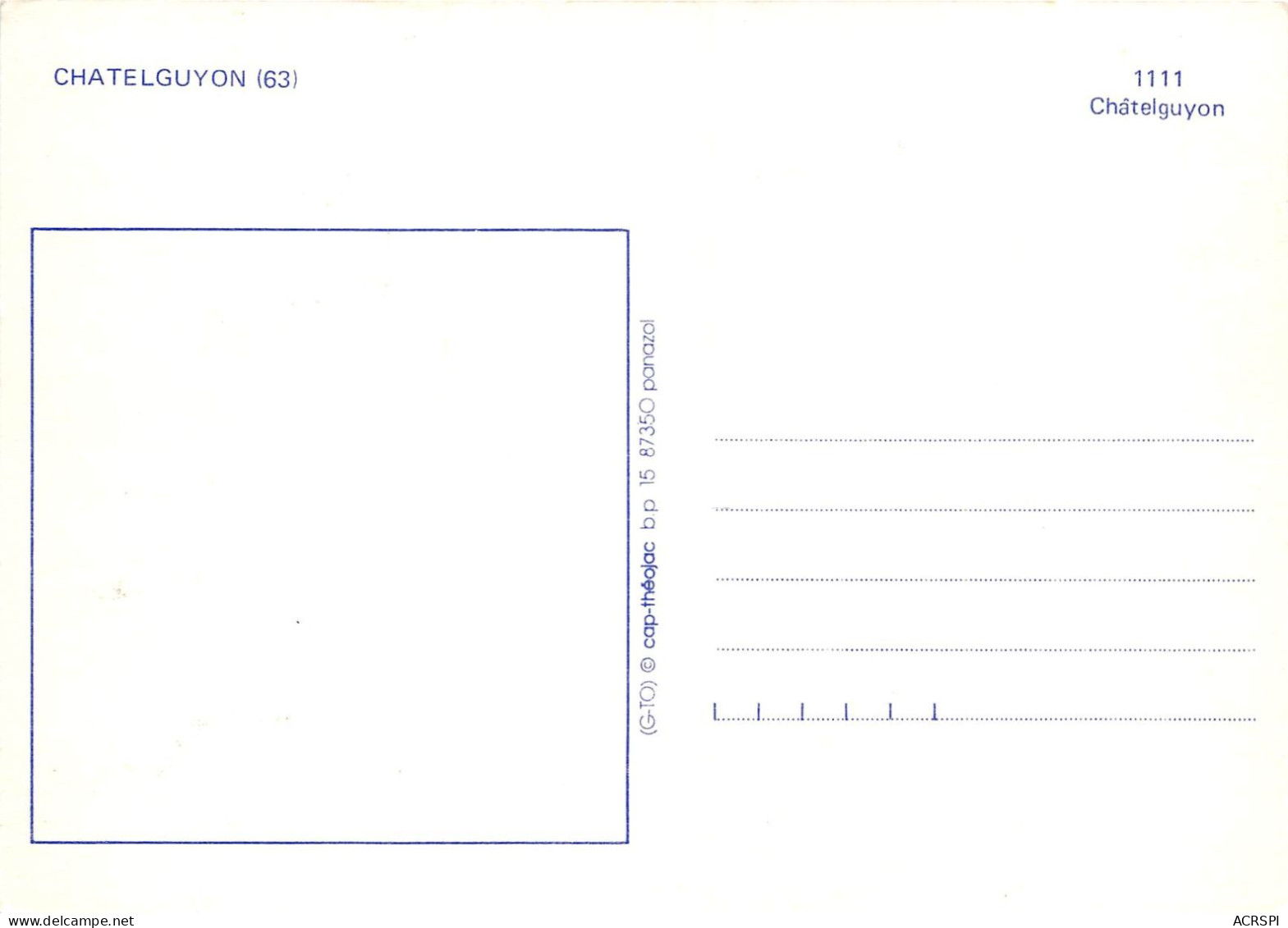 CHATELGUYON 26(scan Recto-verso) MA2216 - Châtel-Guyon