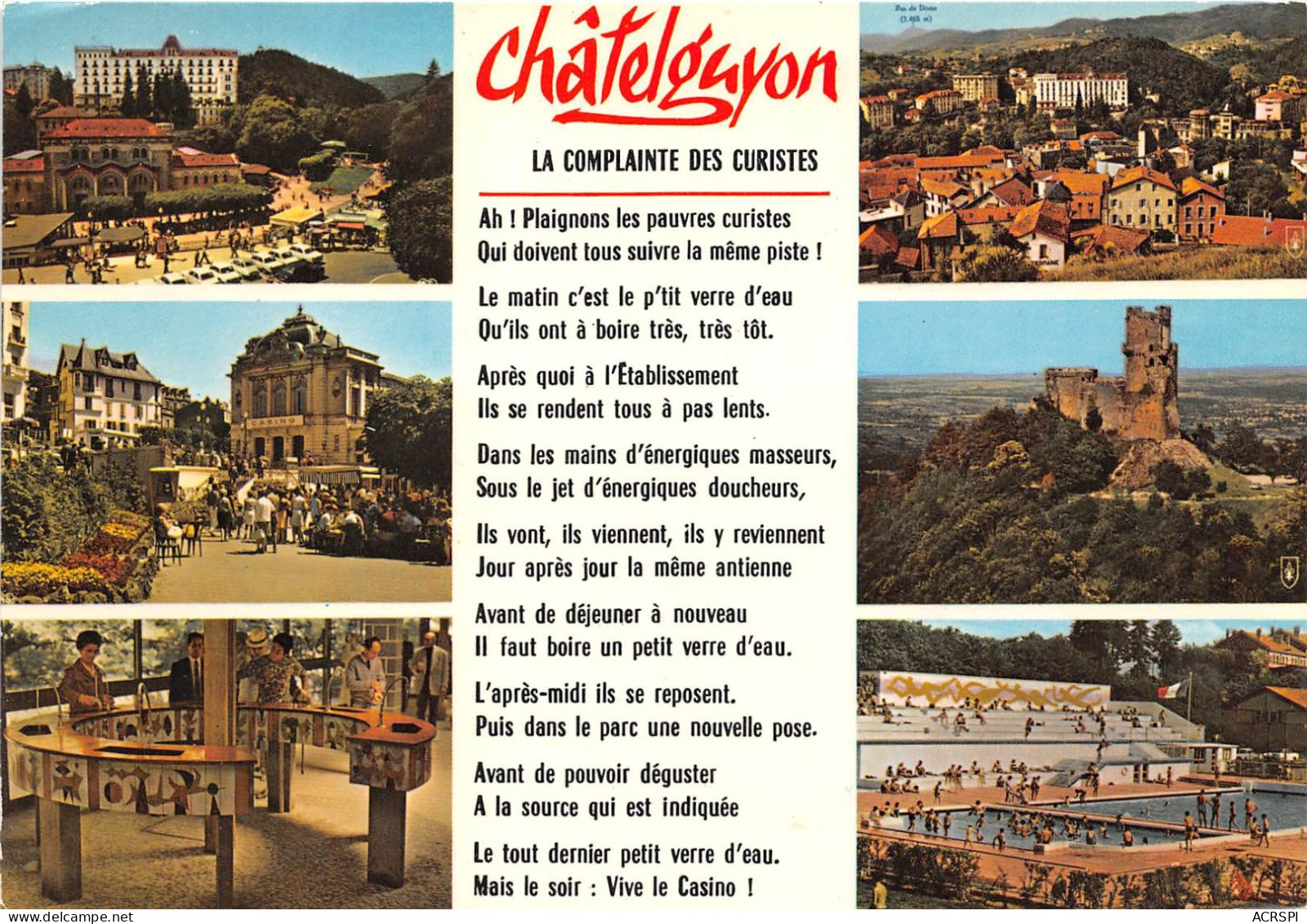 CHATEL  Guyon 15(scan Recto-verso) MA2216 - Châtel-Guyon