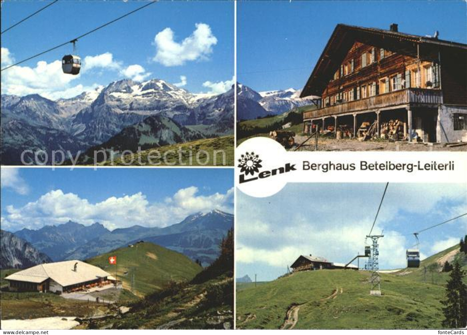 12264440 Lenk Simmental Berghaus Betelberg- Leiterli Gondelbahn Lenk Im Simmenta - Other & Unclassified