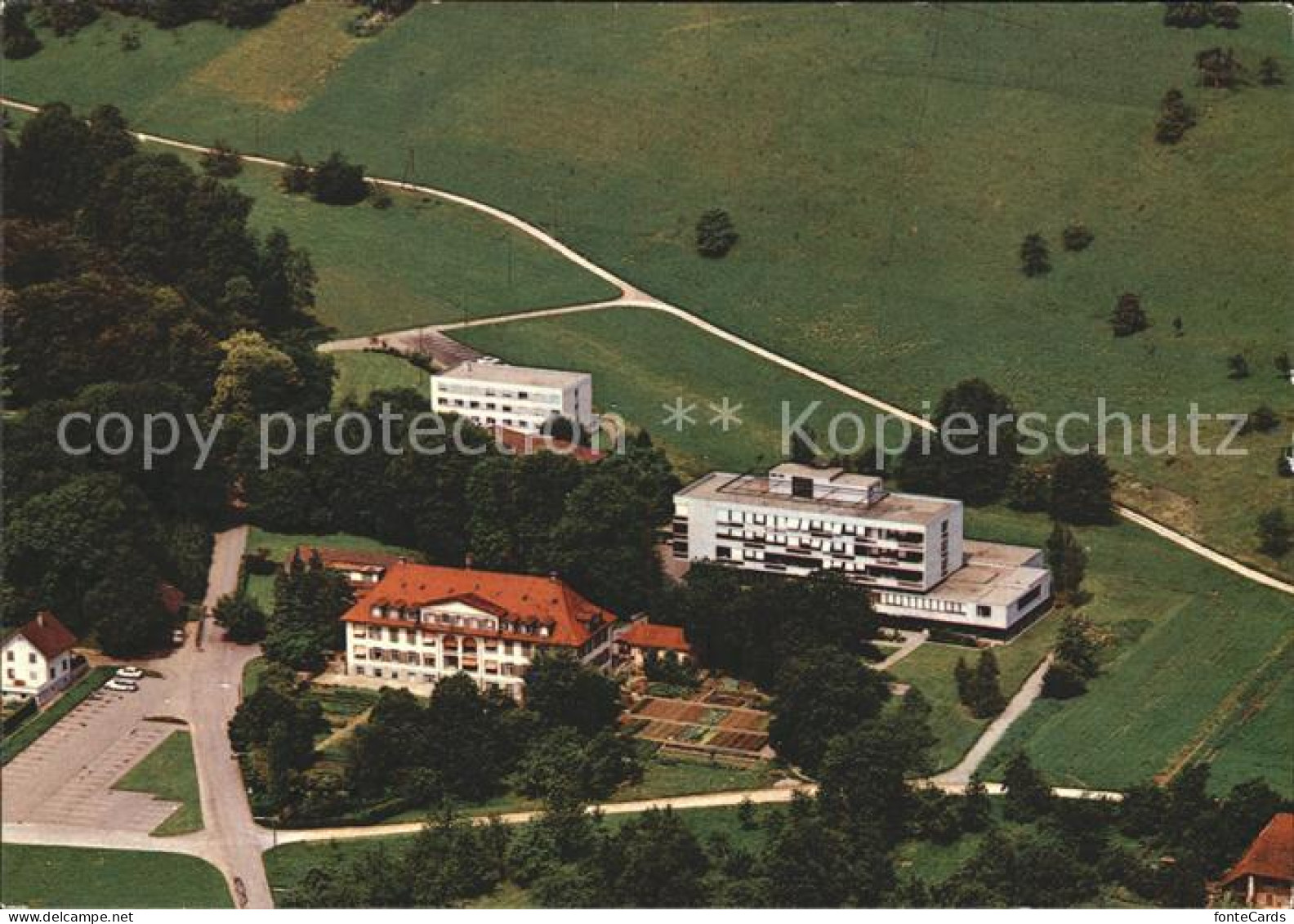 12264403 Niederbipp Fliegeraufnahme Bezirksspital Niederbipp - Other & Unclassified