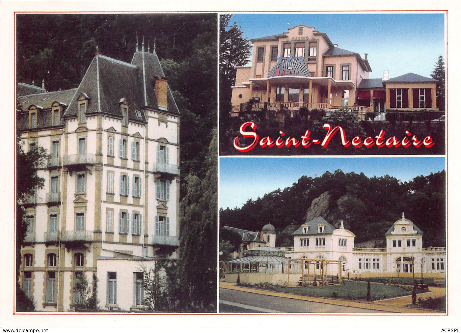 SAINT NECTAIRE Station Thermale Reputee Pour Soigner 1(scan Recto-verso) MA2212 - Saint Nectaire