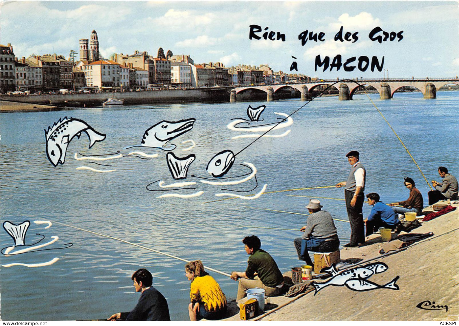 MACON La Saone Et Le Pont 6(scan Recto-verso) MA2207 - Macon