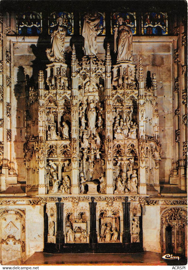 BOURG EN BRESSE  Brou  Le Retable Des Sept Joies De La Vierge 9(scan Recto-verso) MA2202 - Eglise De Brou