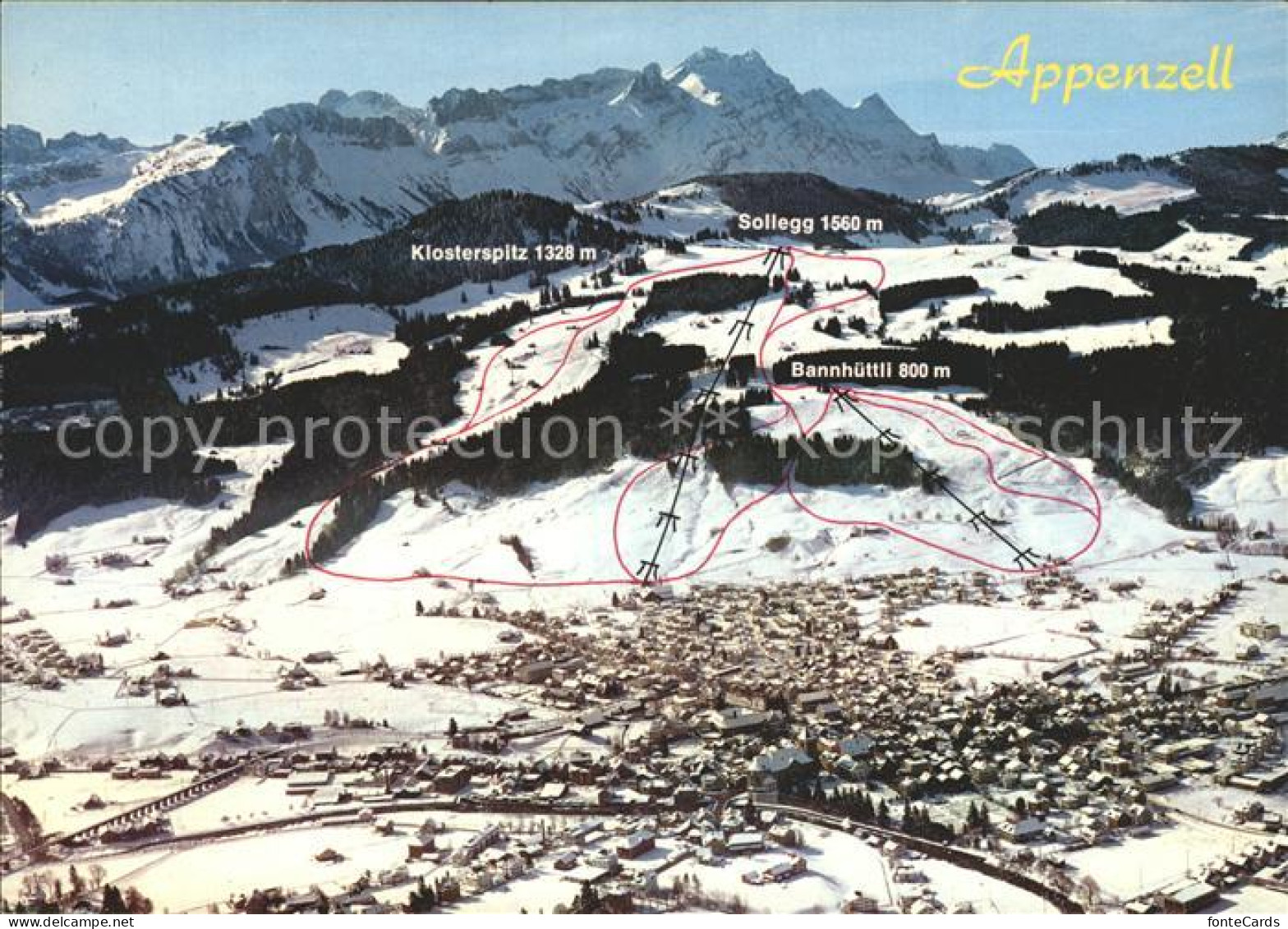 12263400 Appenzell IR Klosterspitz Bannhuettli Sollegg Appenzell - Other & Unclassified