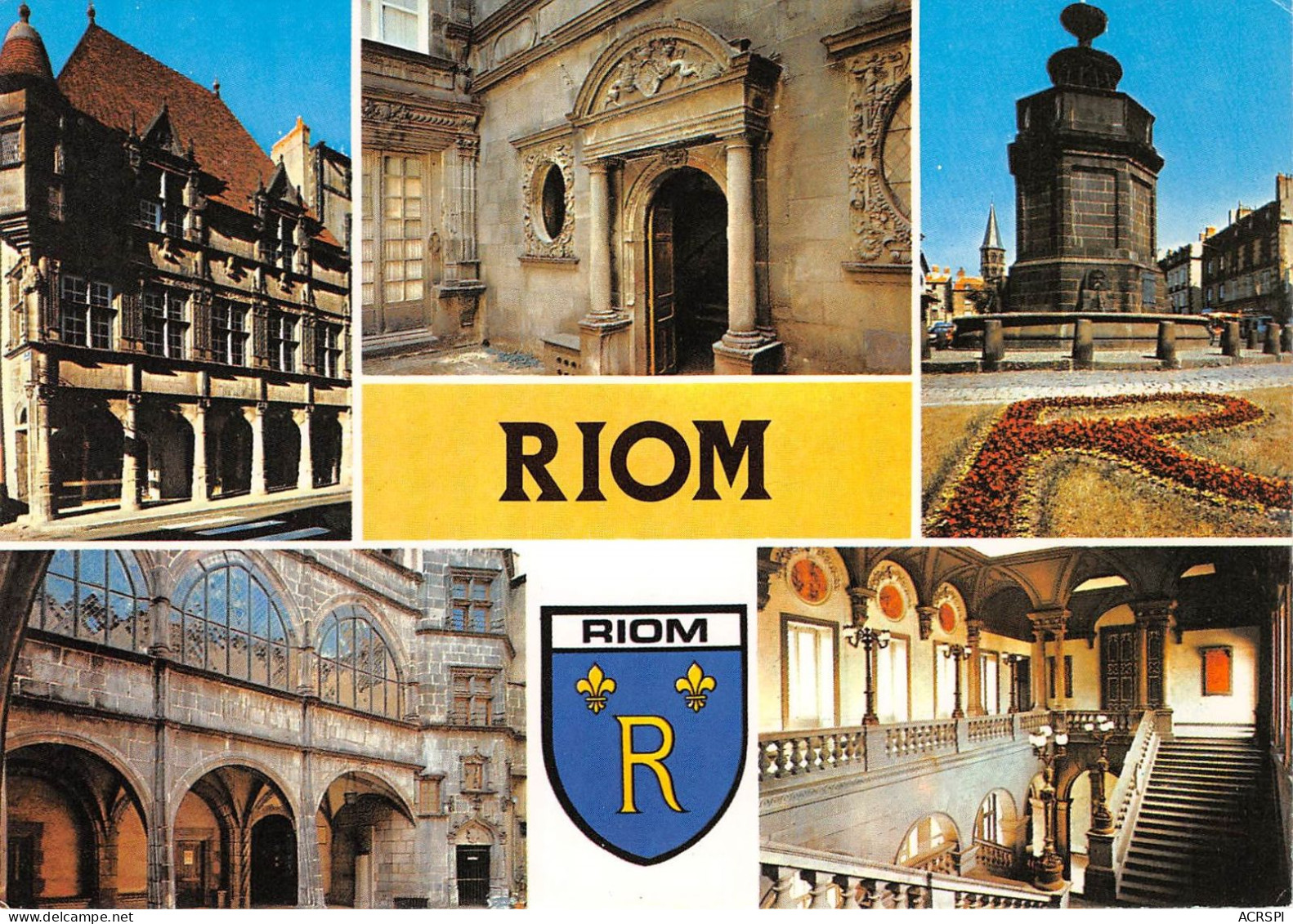 RIOM Maison Des Consuls Hotel Arnoux De Maison Rouge 26(scan Recto-verso) MA2233 - Riom