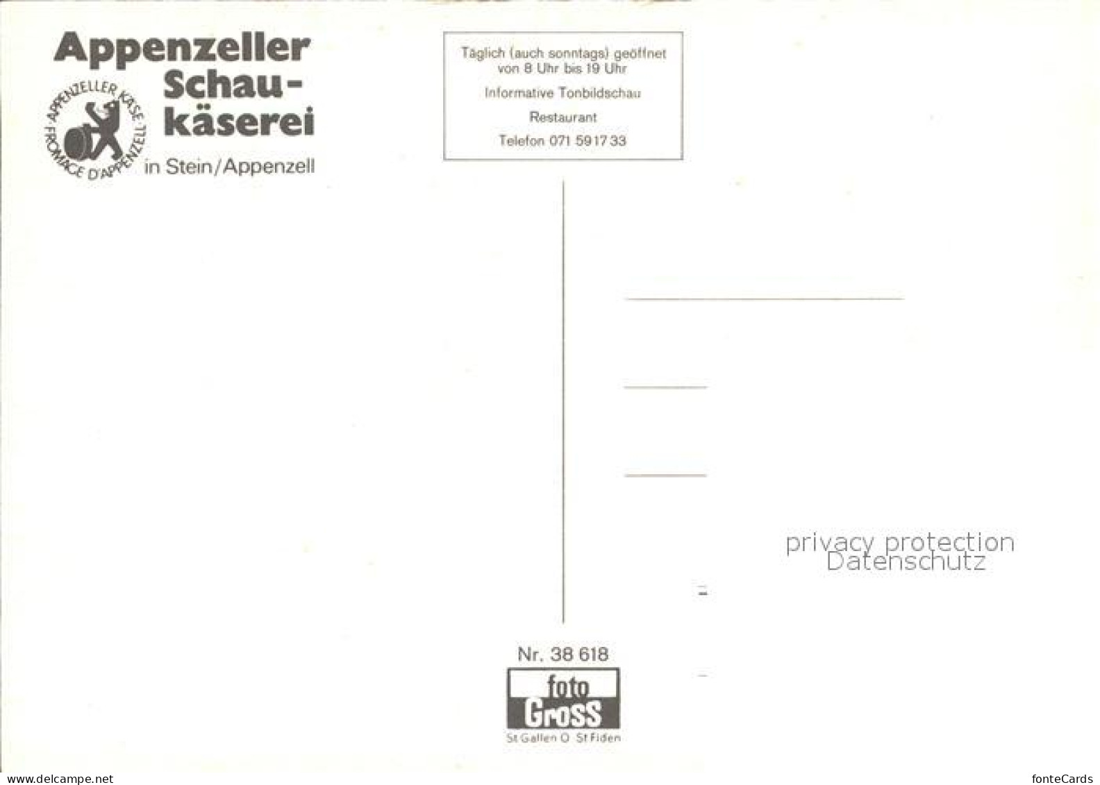 12263391 Appenzell IR Schaukaeserei Appenzell - Andere & Zonder Classificatie