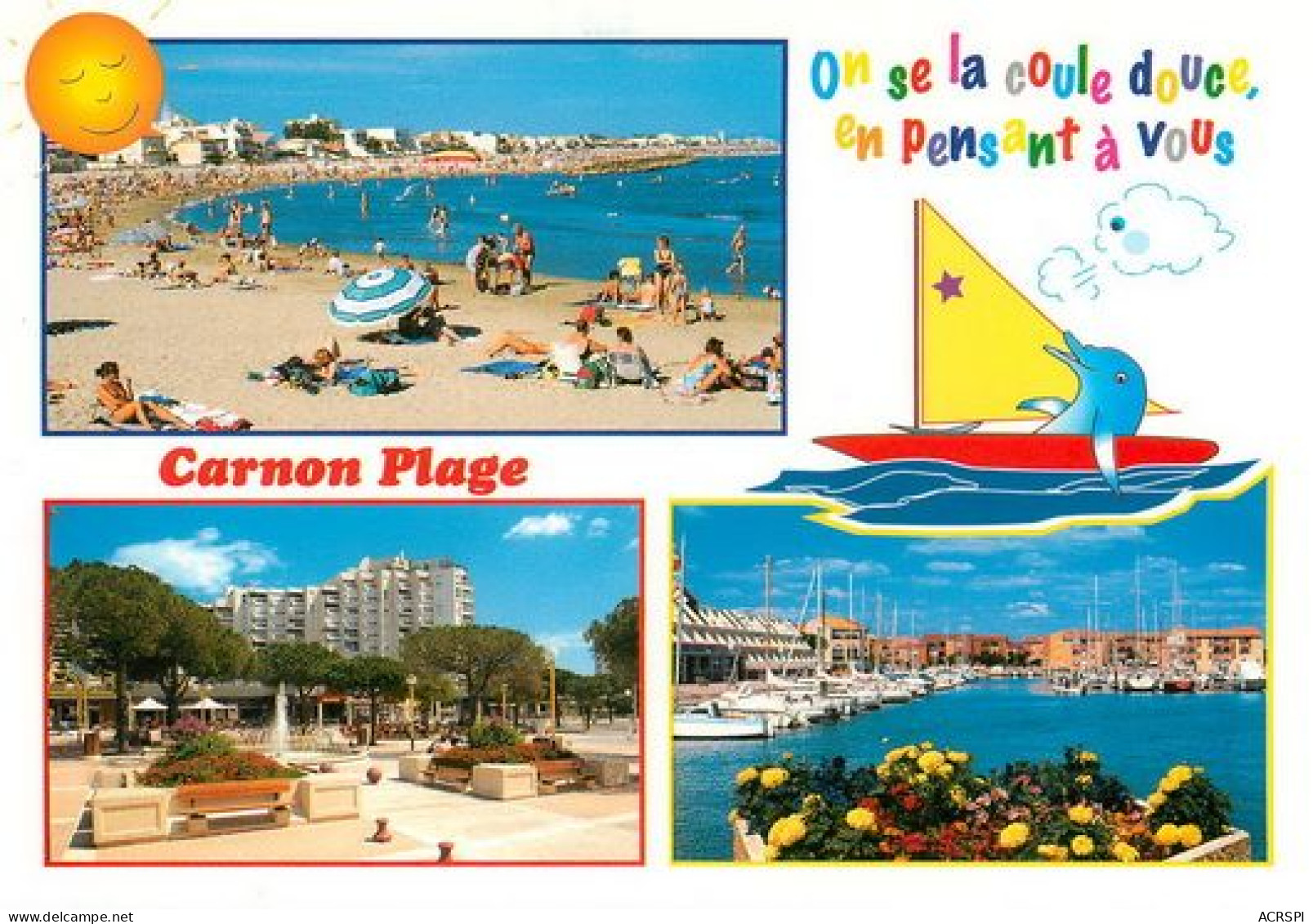 CARNON PLAGE  42  (scan Recto-verso)MA2220Bis - Marseillan