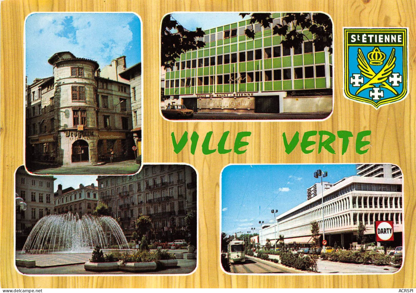 SAINT ETIENNE Vieille Tour Place Du Peuple 17(scan Recto-verso) MA2249 - Saint Etienne