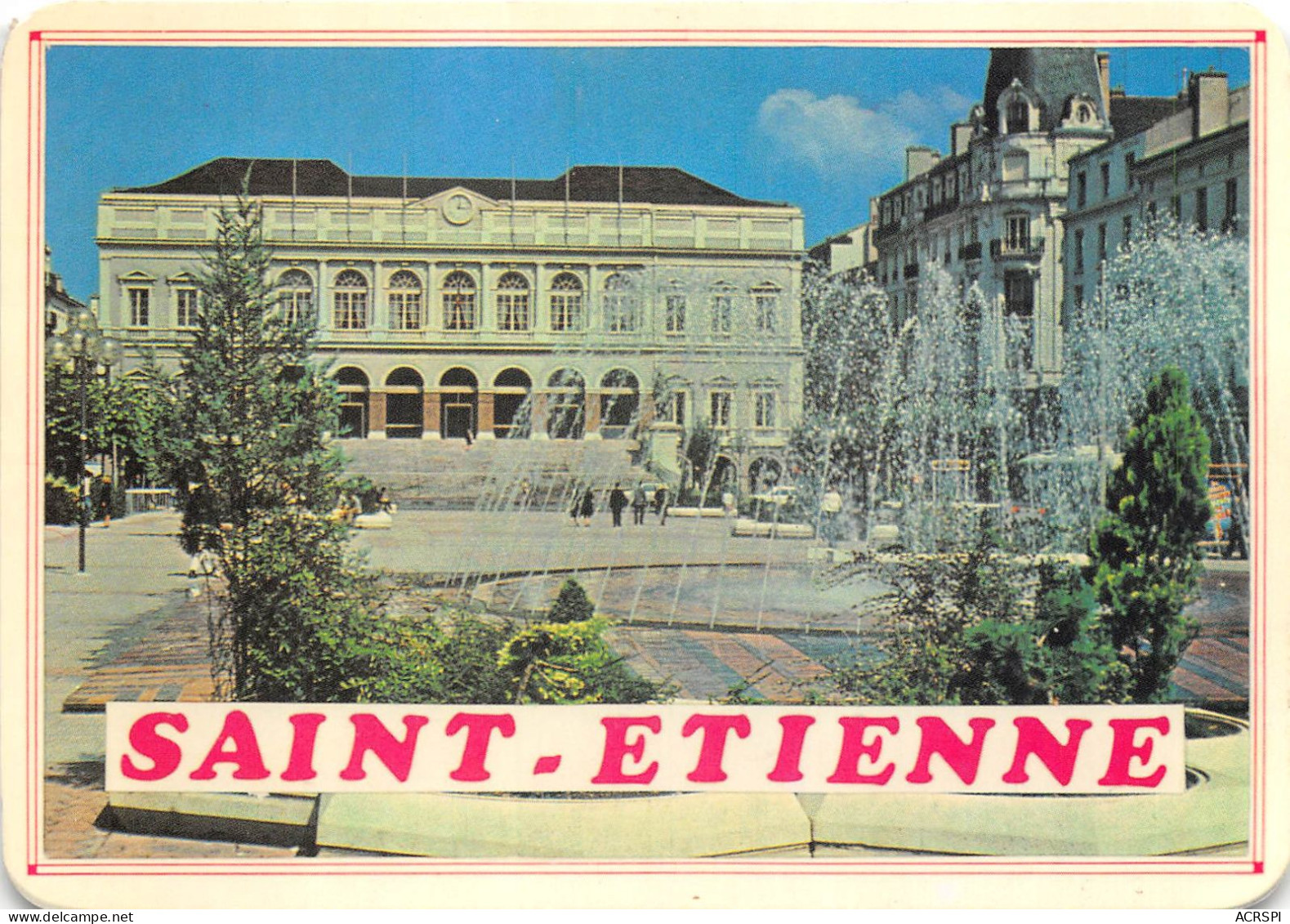 SAINT ETIENNE La Place De L Hotel De Ville 15(scan Recto-verso) MA2249 - Saint Etienne