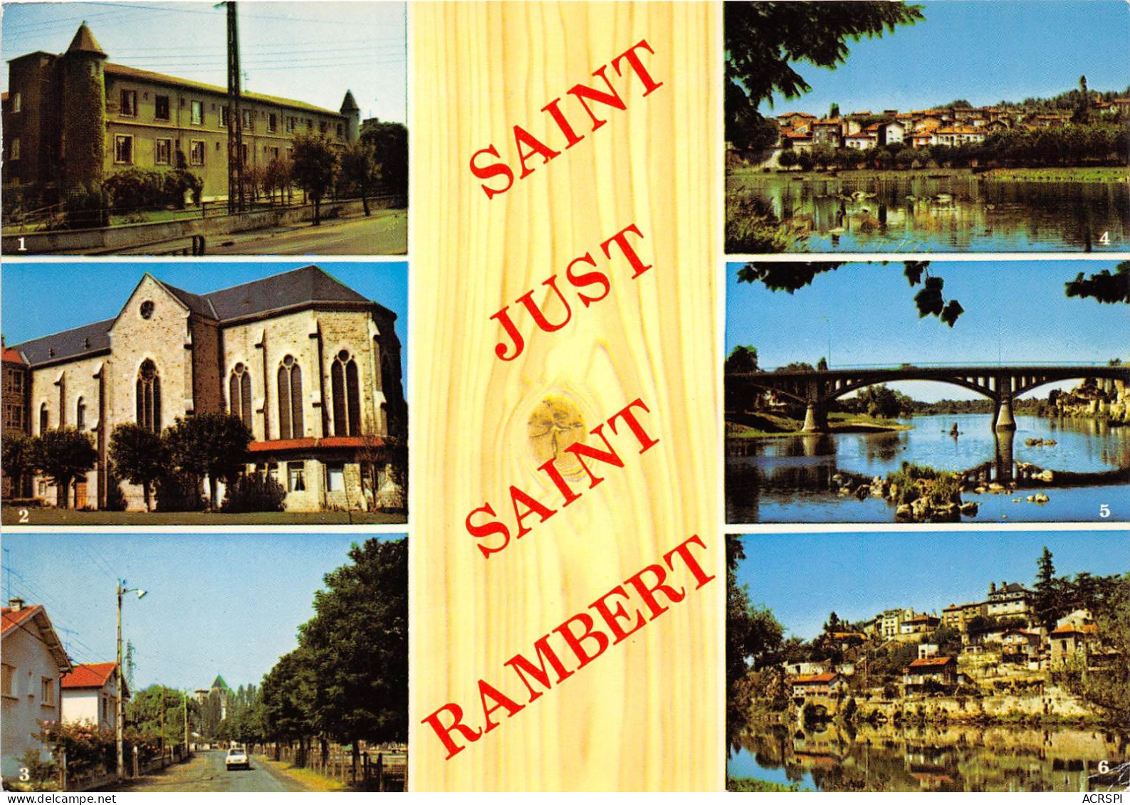 SAINT JUST SAINT RAMBERT Maison D Accueil Chapelle De La Maison De Retraite 23(scan Recto-verso) MA2249 - Saint Just Saint Rambert