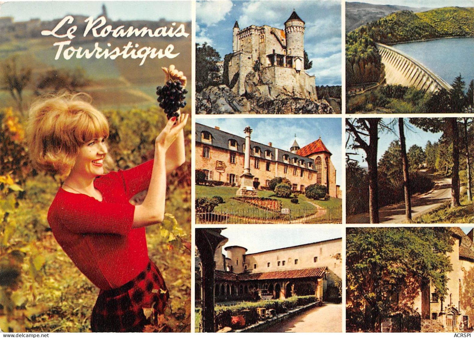LE ROANNAIS Touristique Chateau De La Roche Barrage De La Tache 31(scan Recto-verso) MA2248 - Roanne
