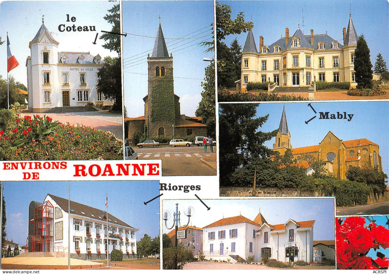 Environs De ROANNE 4(scan Recto-verso) MA2249 - Roanne