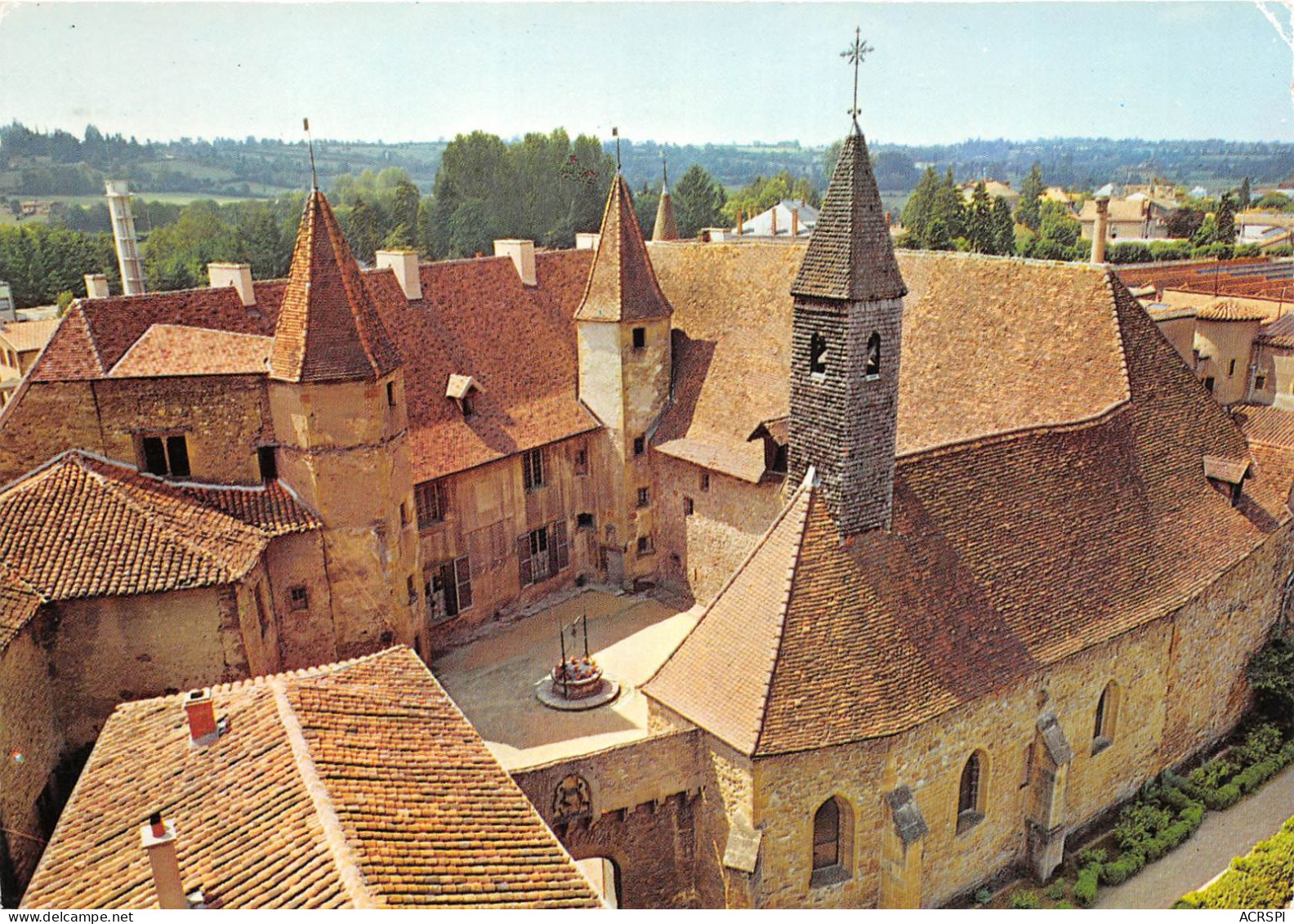 CHARLIEU Abbaye Benedictine Hotel Du Prieur 4(scan Recto-verso) MA2248 - Charlieu