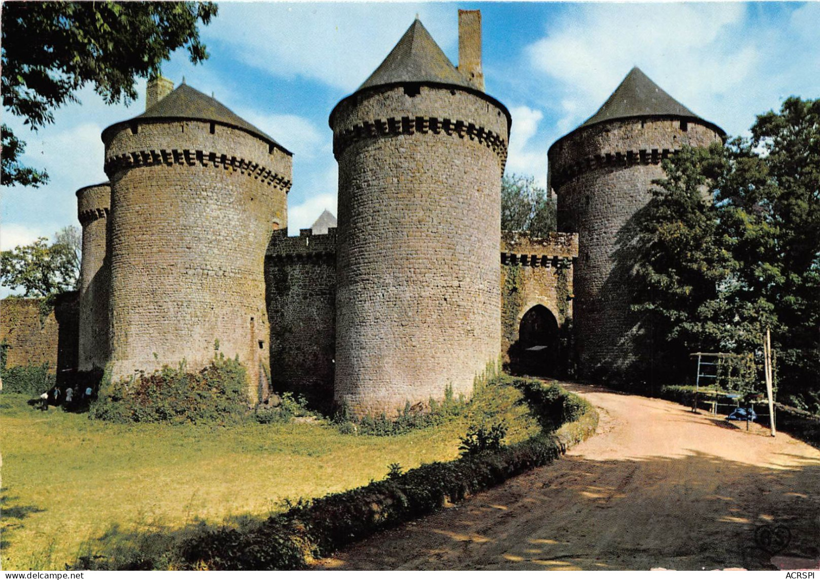 BAGNOLES DE L ORNE LASSAY Le Chateau Magnifique Construction 8(scan Recto-verso) MA2247 - Bagnoles De L'Orne