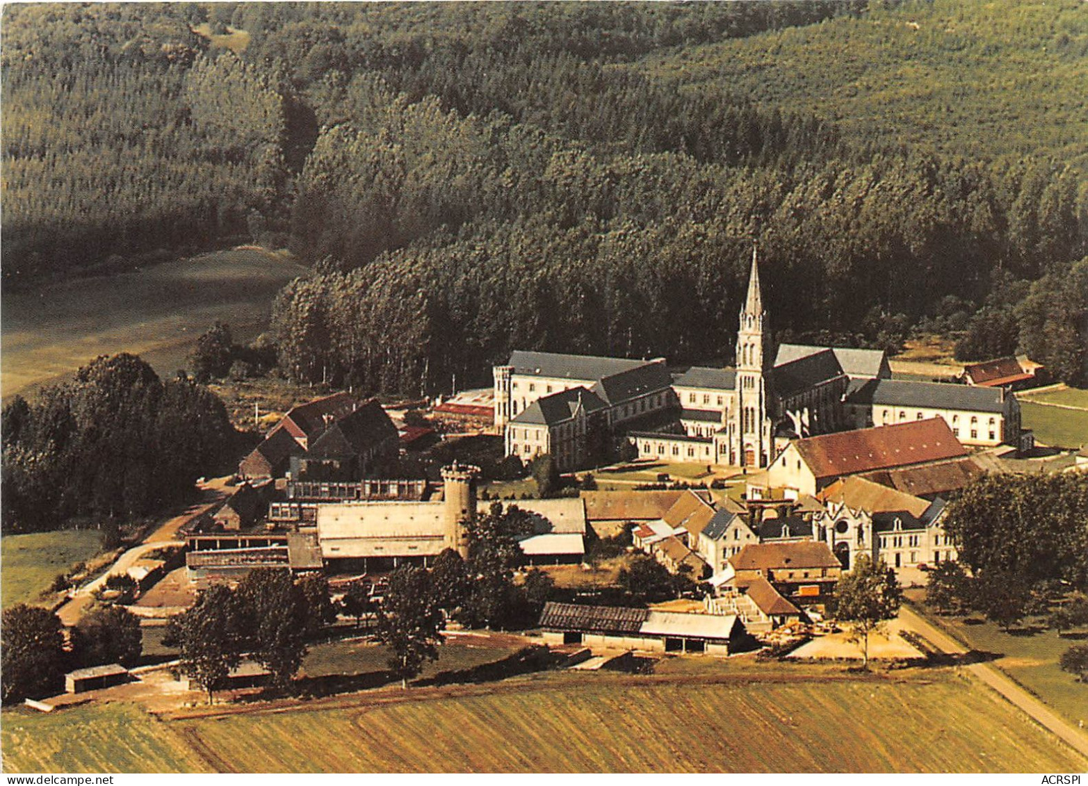 Abbaye De La Trappe SOLIGNY MOULINS LA MARCHE Vue D Ensemble 18(scan Recto-verso) MA2246 - Moulins La Marche