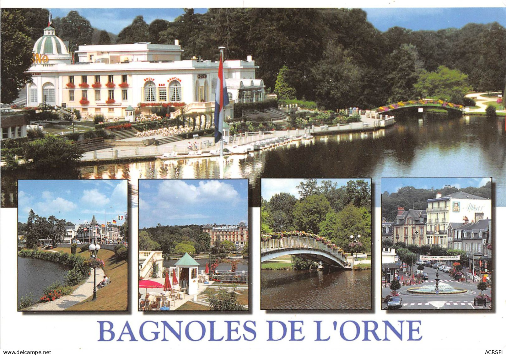 BAGNOLES DE L ORNE LE LAC ET LE CASINO La Ville 6(scan Recto-verso) MA2246 - Bagnoles De L'Orne