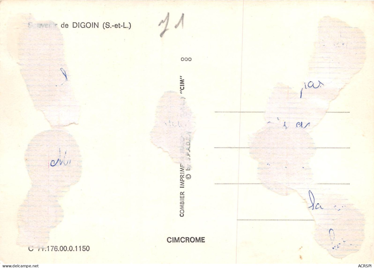 Souvenir De DIGOIN 13(scan Recto-verso) MA2240 - Digoin