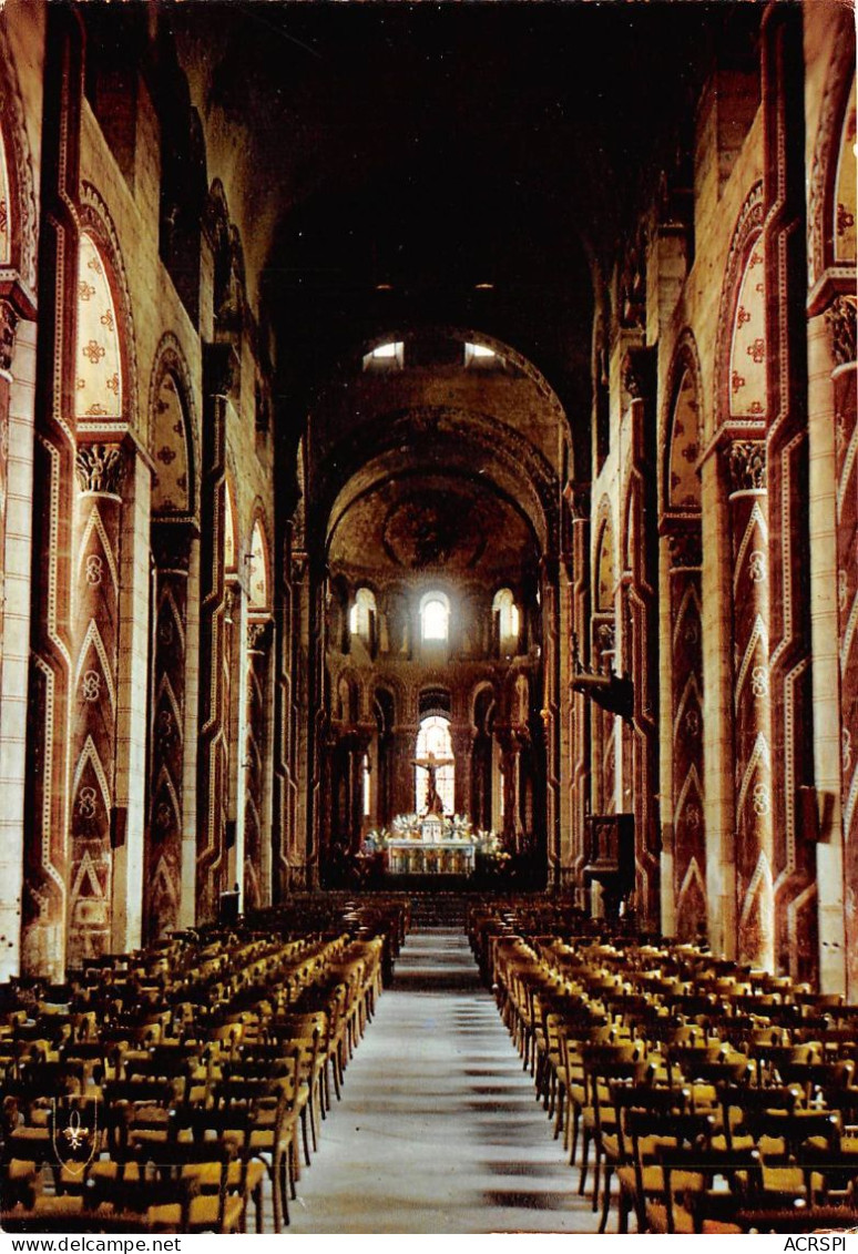 ISSOIRE Eglise Saint Austremoine La Nef Centrale 15(scan Recto-verso) MA2238 - Issoire