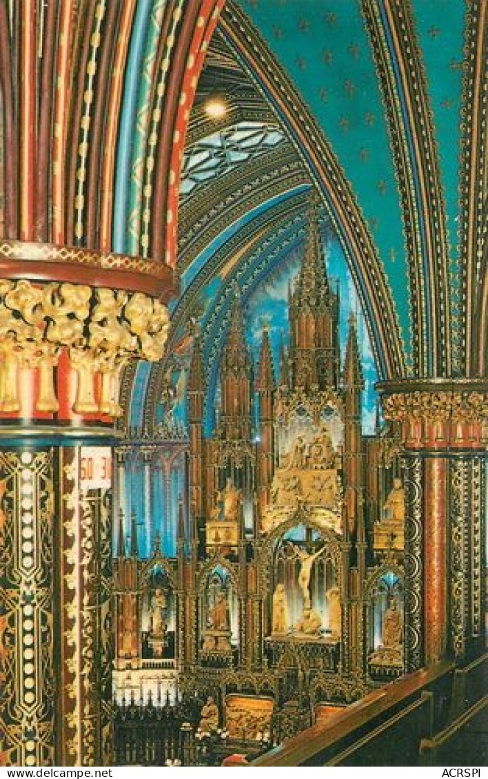 Canada Quebec MONTREAL Maitre Autel De L'èglise Notre Dame 49  (scan Recto-verso)MA2268bIS - Montreal