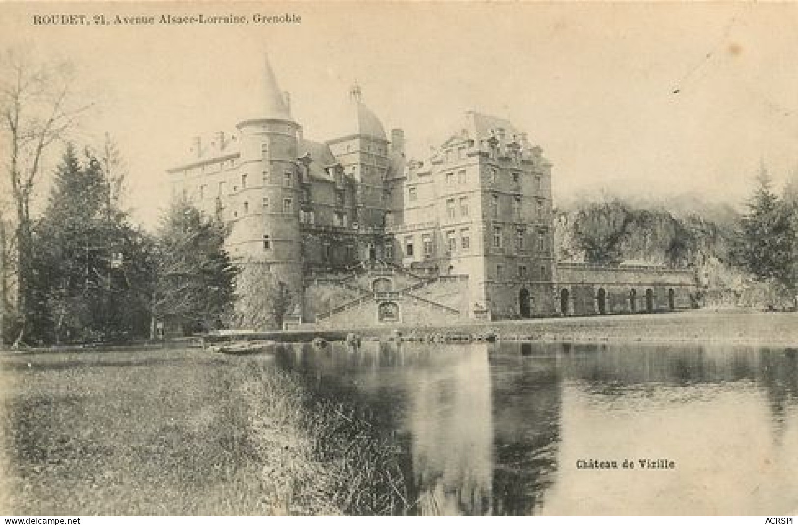 VIZILLE Le Chateau   1   (scan Recto-verso)MA2268Ter - Vizille
