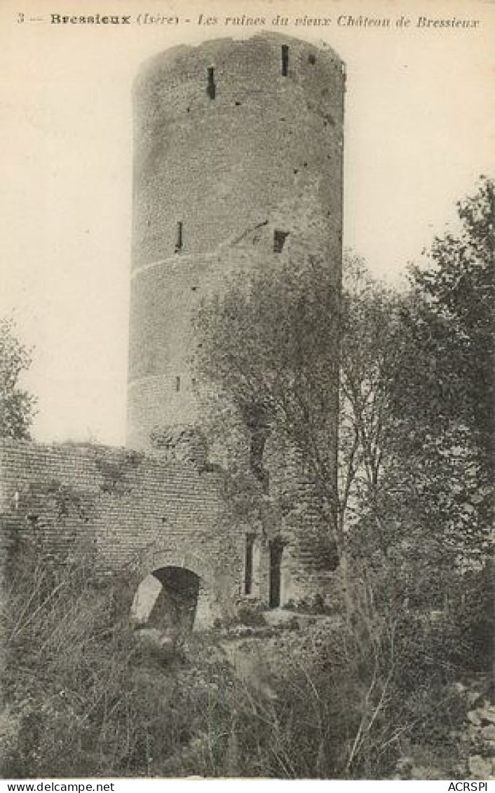 BRESSIEUX Ruines Du Vieux Chateau 27   (scan Recto-verso)MA2268bIS - Bressieux
