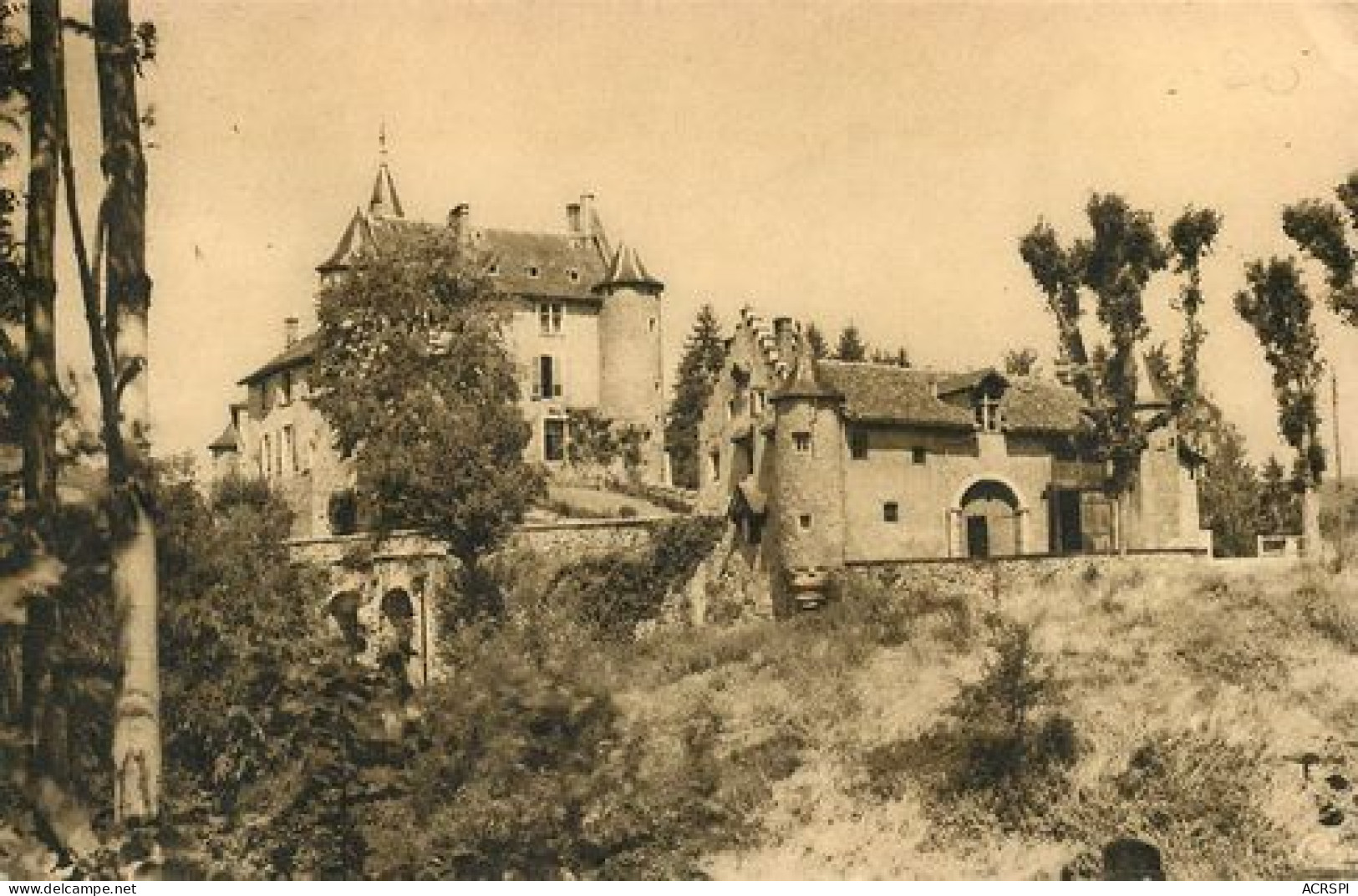 URIAGE Les BAINS  Le Chateau  9   (scan Recto-verso)MA2268bIS - Uriage