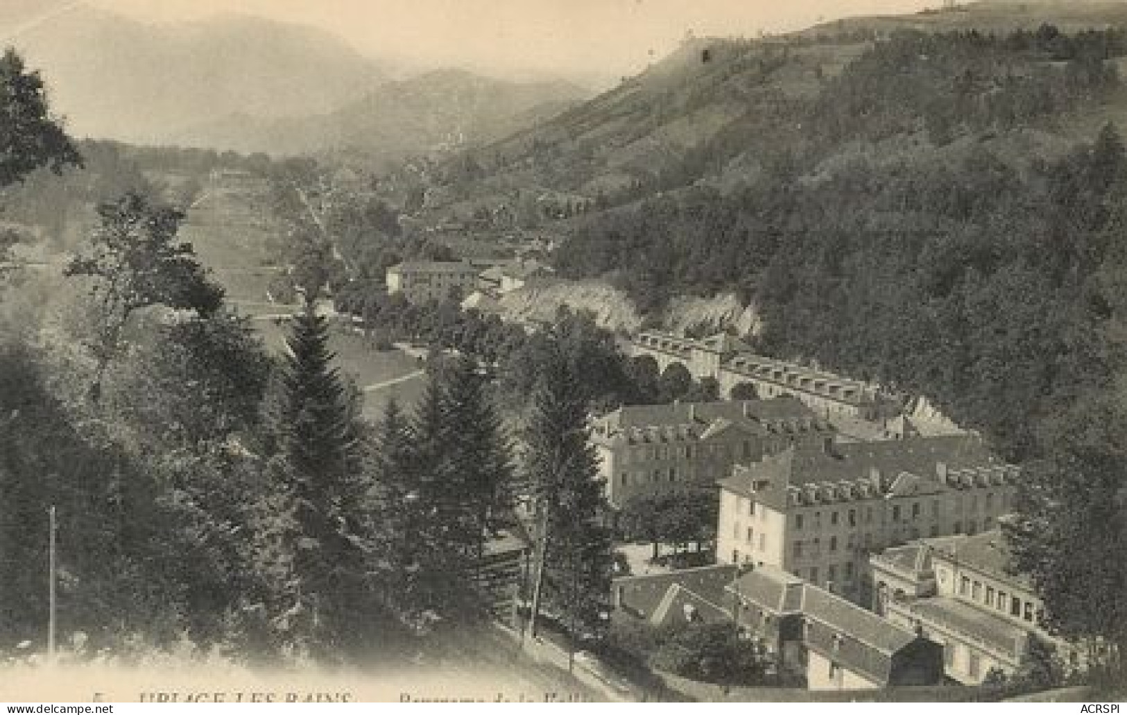 URIAGE Les BAINS  Panorama De La Vallée  8   (scan Recto-verso)MA2268bIS - Uriage