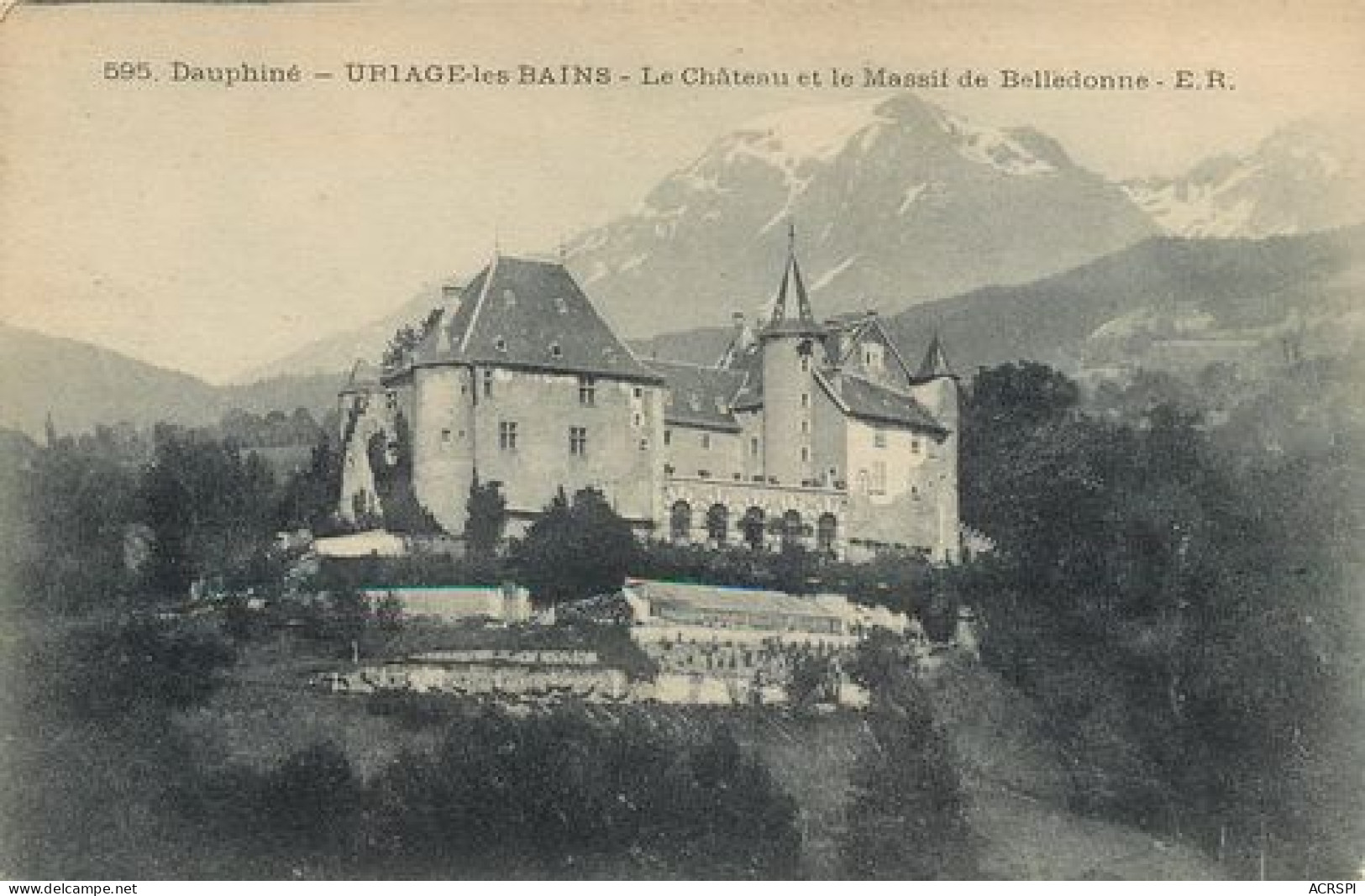 URIAGE Les BAINS  Chateau Et Belledonne  11   (scan Recto-verso)MA2268bIS - Uriage