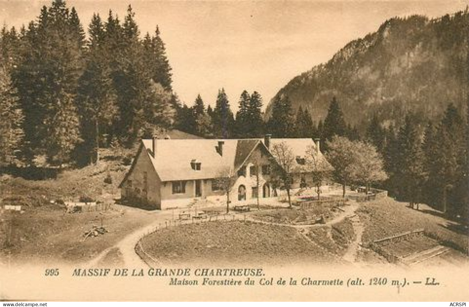 38  MAISON FORESTIERE Du Col De La CHARMETTE  Isere  34  (scan Recto-verso)MA2267Bis - Chartreuse