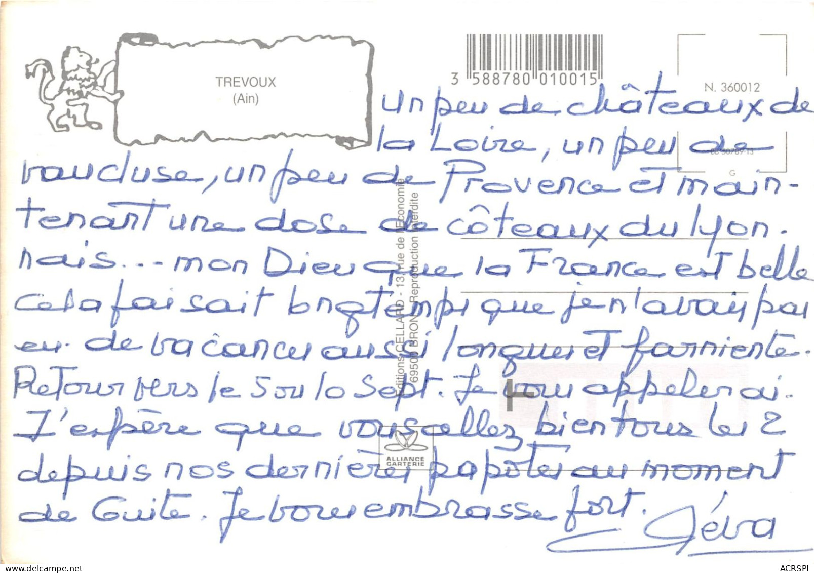 TREVOUX 12(scan Recto-verso) MA2265 - Trévoux