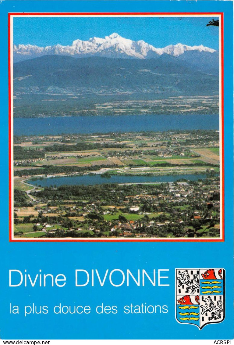 DIVONNE LES BAINS Panorama Sur Le Lac Leman Et La Chaine Du Mont Blanc 23(scan Recto-verso) MA2264 - Divonne Les Bains