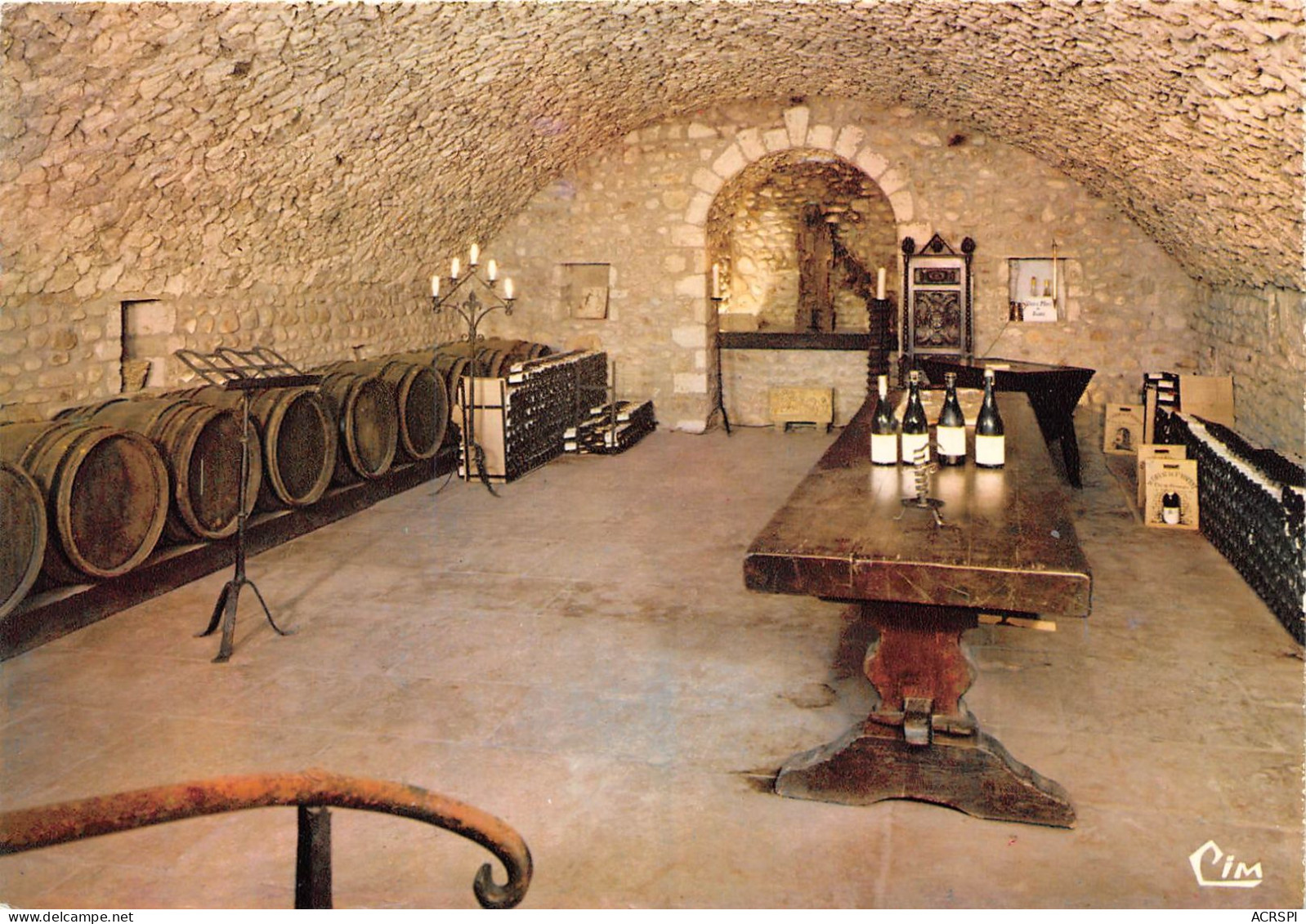 PEROUGES Le Caveau St Vincent Vins Regionnaux 15 14(scan Recto-verso) MA2262 - Pérouges