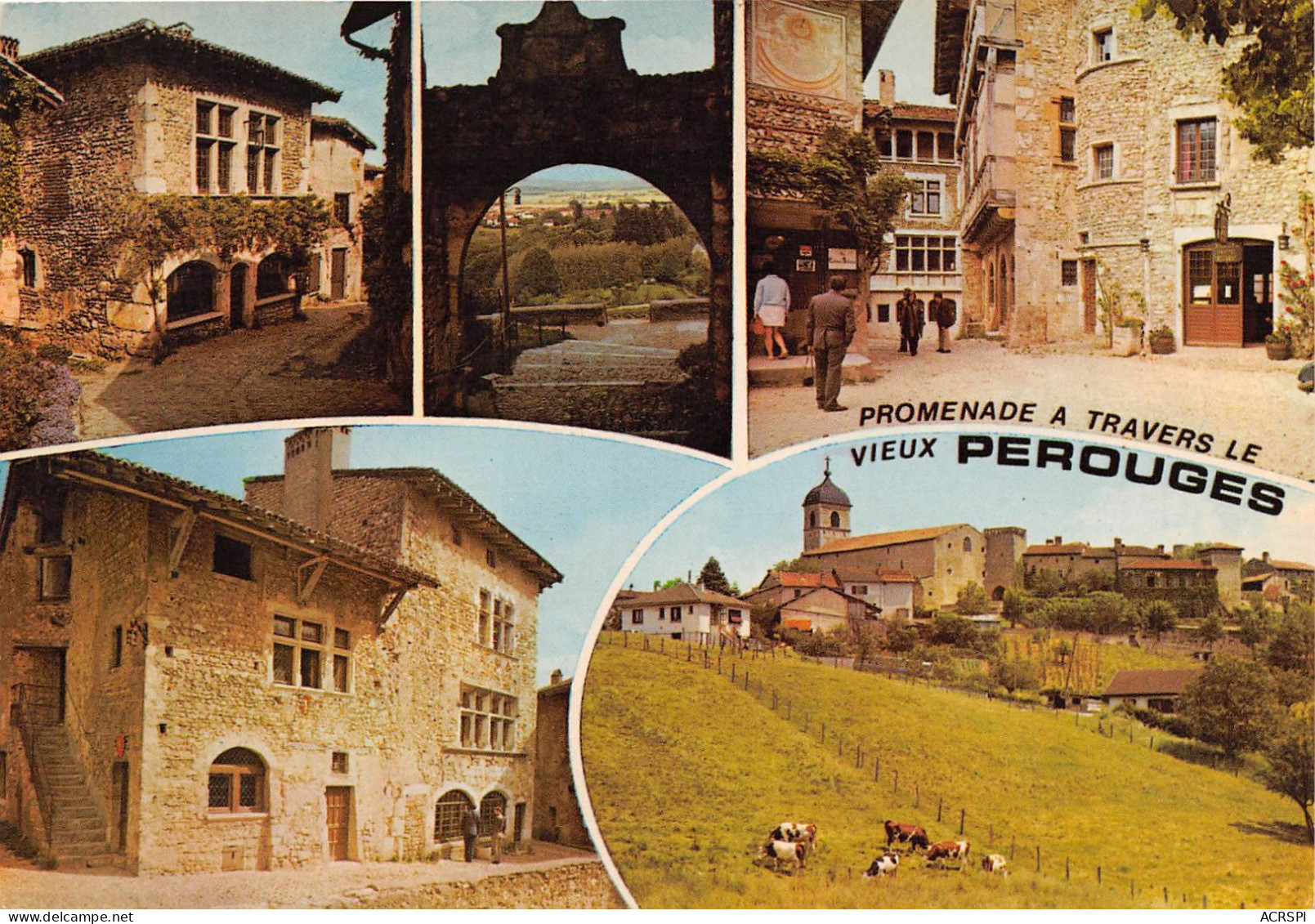 Cite Medievale De PEROUGES 4(scan Recto-verso) MA2262 - Pérouges