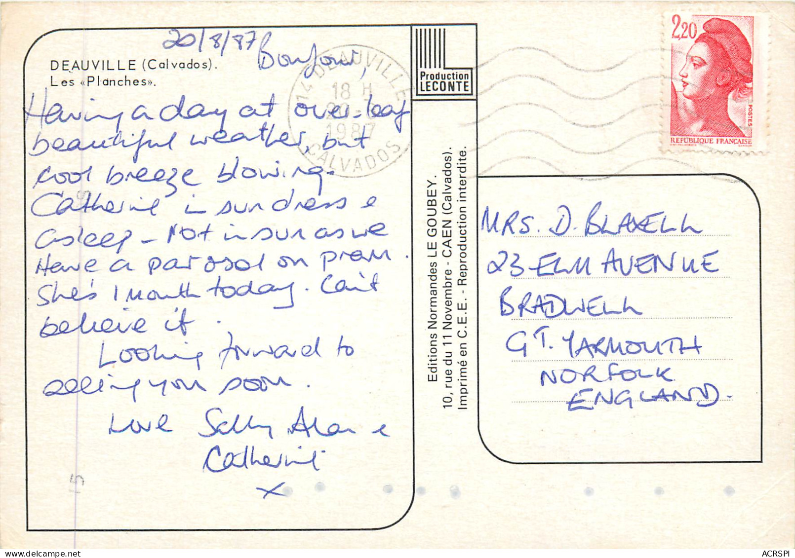 DEAUVILLE Les Planches 14(scan Recto-verso) MB2381 - Deauville